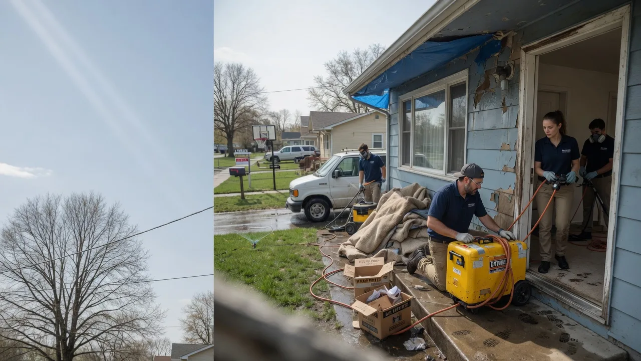 Basement Flood Cleanup in Cornland, IL near me
